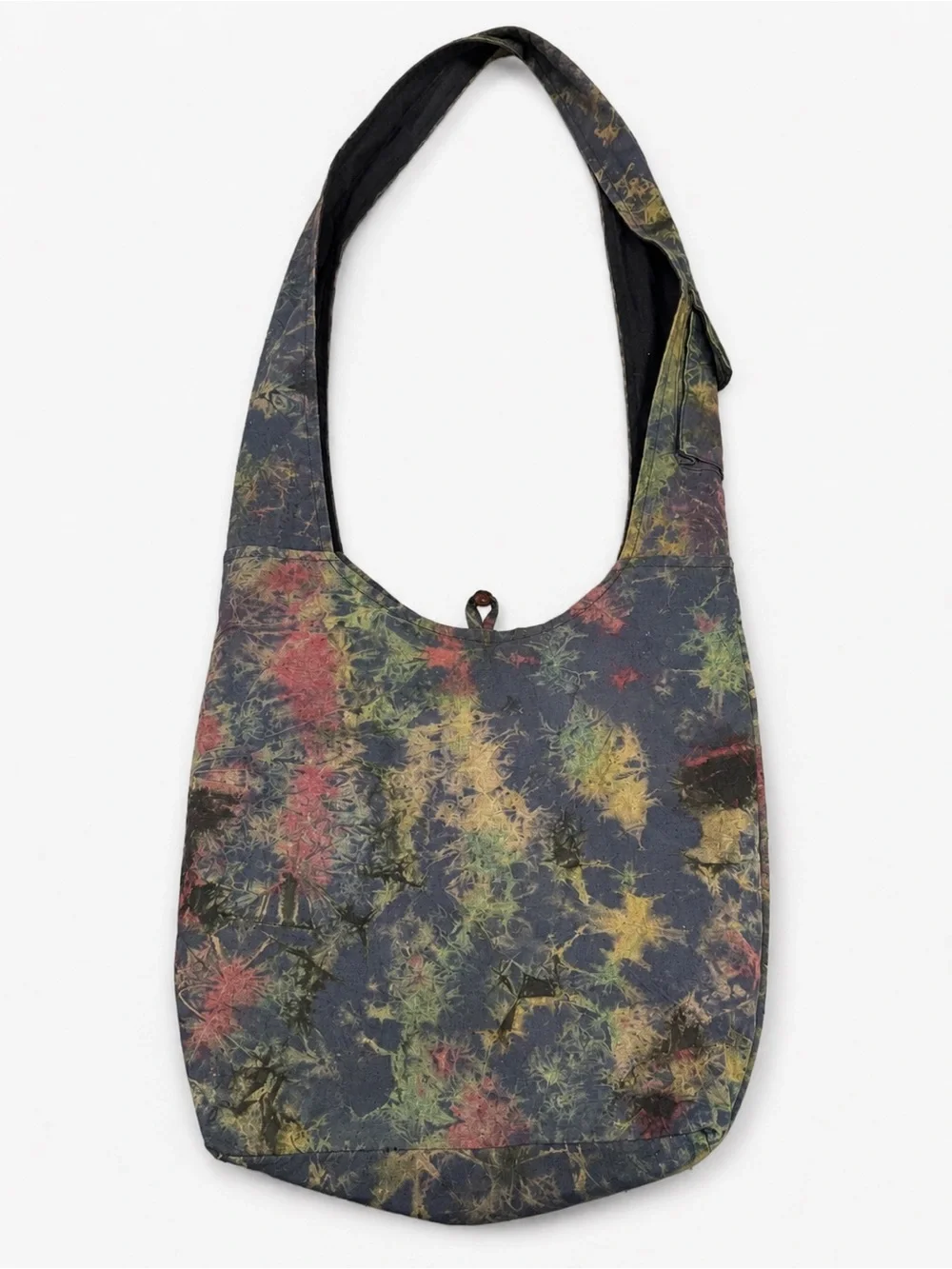 One of One Hand Dyed Tie Dye Hobo Bag Y2K Boho